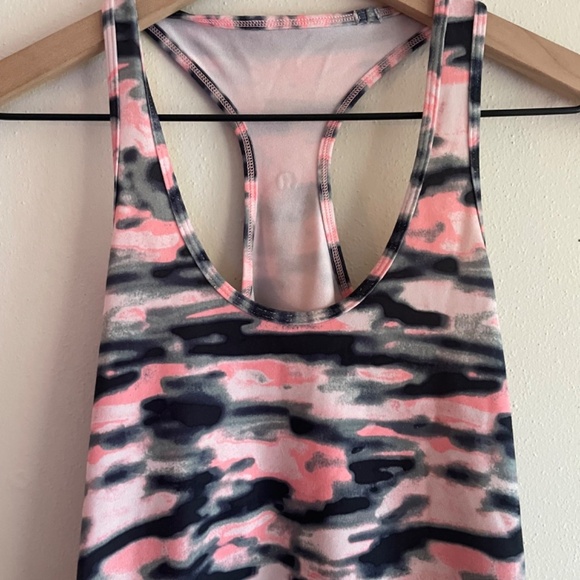 Lululemon Cool Racerback Wamo Camo Barely Pink - Picture 8 of 10